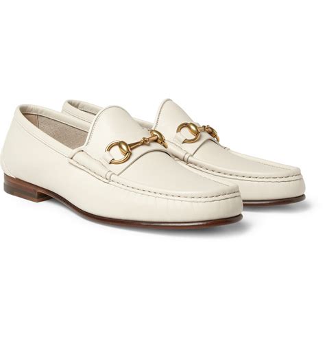 gucci loafers white